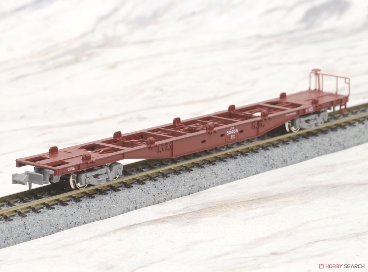 コキ50000 (グレー台車) コンテナ無積載 (2両セット) (鉄道模型) 商品画像3