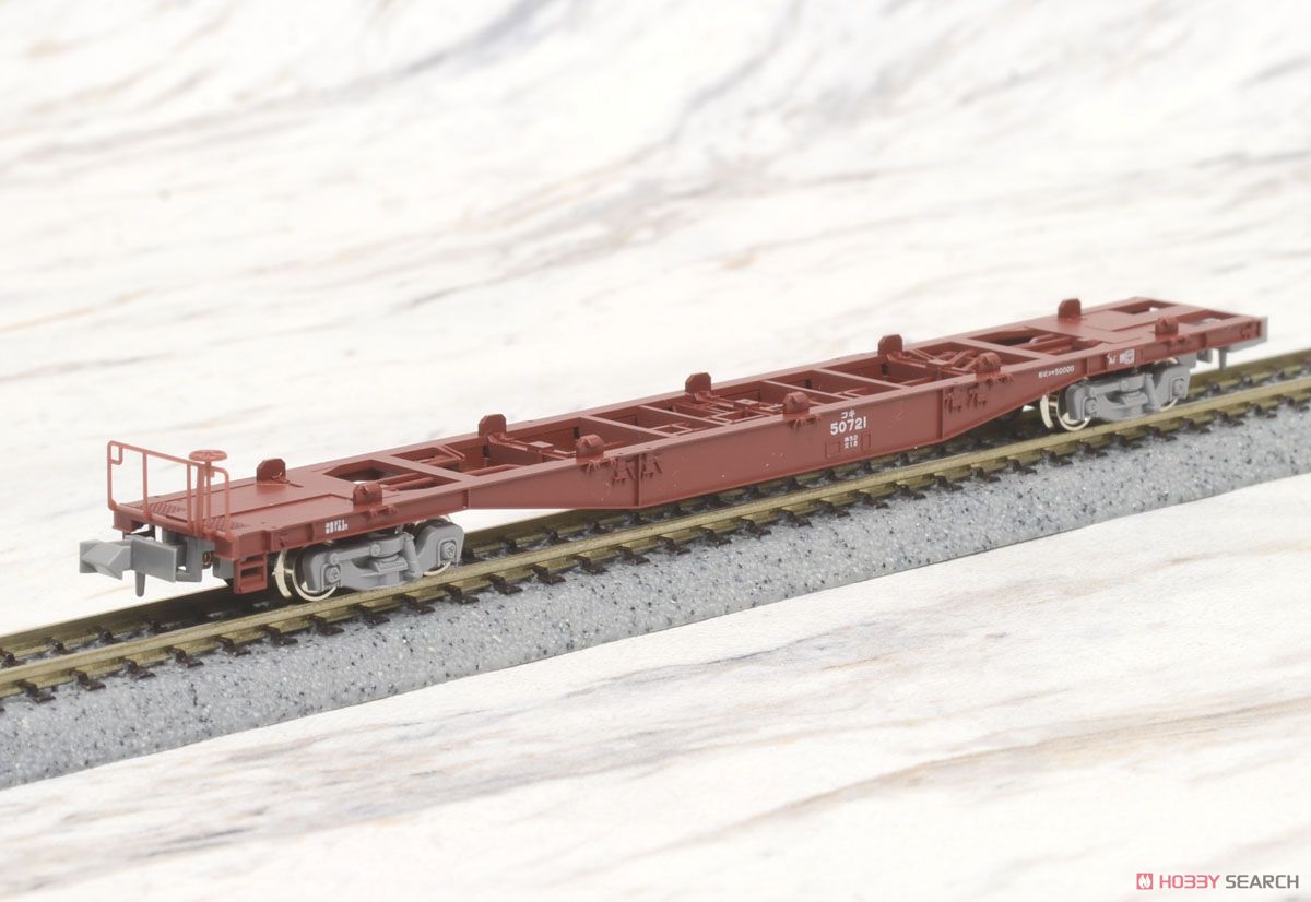 コキ50000 (グレー台車) コンテナ無積載 (2両セット) (鉄道模型) 商品画像5