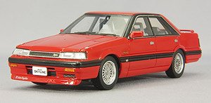 Nissan Skyline 4 Door Hard Top GT Passage Twin Camshaft 24V Turbo 1987 BBS Wheel Specification Super Red (Diecast Car)