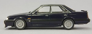 日産 スカイライン 4ドアハードトップ GTパサージュ ツインカム24Vターボ 1987年 BBSホイール仕様 ブルーブラック (ミニカー)
