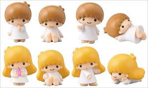 Little Twin Stars NOS-64 Nose Character Little Twin Stars Solo (Set of 8) (Anime Toy)