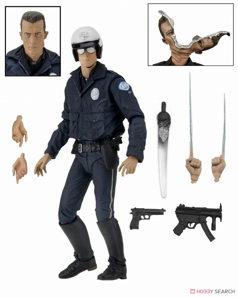 The Terminator 2/ Motor Cycle Cop T-1000 Ultimate 7 Inch Action Figure (Completed) Item picture1