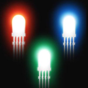 高輝度LED(フルカラー･5mm･4本足タイプ･光拡散) (科学・工作)