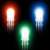 高輝度LED(フルカラー･5mm･4本足タイプ･光拡散) (科学・工作) 商品画像1