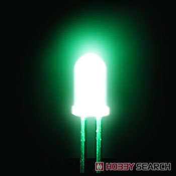 高輝度LED(緑色・自己点滅1.5Hz・5mm) (科学・工作) 商品画像1