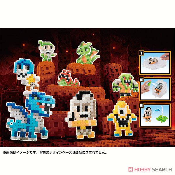 Qixels Design Theme Set Monster World Craft (Block Toy) Other picture1