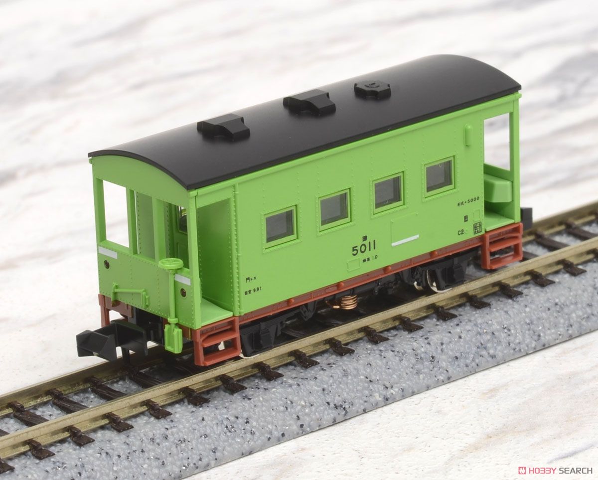 国鉄貨車 ヨ5000形 (黄緑6号) (鉄道模型) 商品画像3