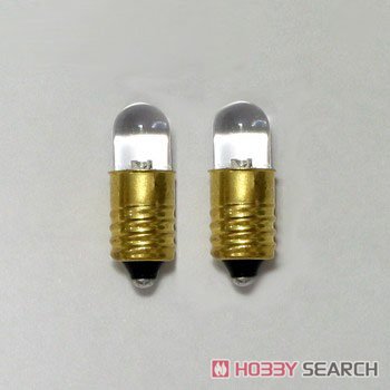 超高輝度電球型LED（白色・8mm・1.5V用) 2コ入 (科学・工作) 商品画像1
