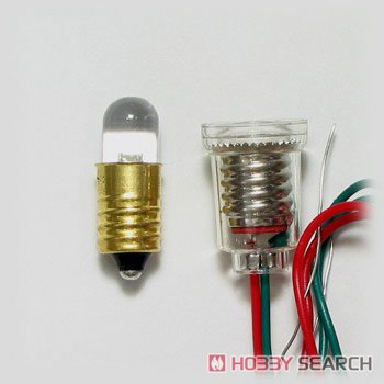 Ultra-high brightness bulb type LED (white 8mm 1.5V) (Science / Craft) Item picture1