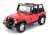 BTM 1992 Jeep Wrangler Red (Diecast Car) Item picture1