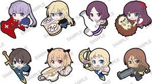 New Game! Pitacole Rubber Strap (Set of 8) (Anime Toy)