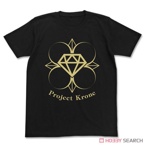 アイドルマスター シンデレラガールズ Project:Krone Tシャツ BLACK L (キャラクターグッズ) 商品画像1
