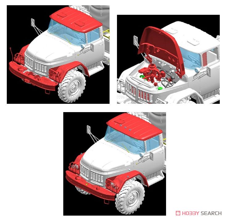 Russian Zil-131 Truck (Early Version) w/ winch (Plastic model) その他の画像2