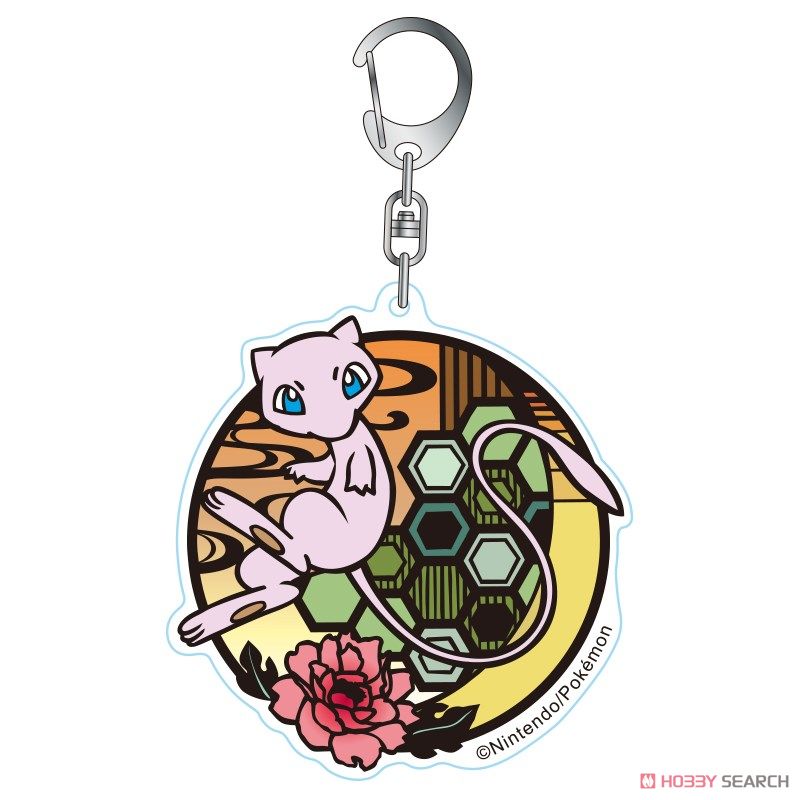 Pokemon Kirie Series Acrylic Key Ring Mew (Anime Toy) Item picture1