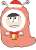おそ松さん リア獣モフモフマスコット BIG クリスマスver. おそ松 (キャラクターグッズ) 商品画像1