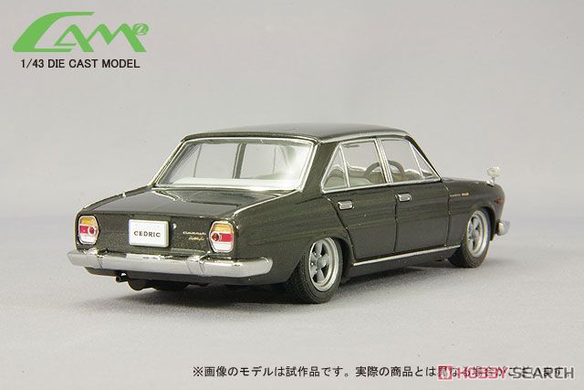 Nissan Cedric Custom (130 Type) 1965 5-spork Wheels Gray Metallic (Diecast Car) Item picture3