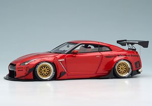 Rocket Bunny R35 GT-R キャンディレッド (ミニカー)