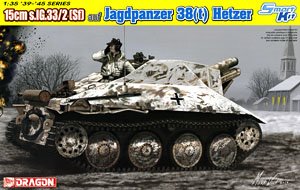 15cm s.IG.33/2(Sf) Au Jagdpanzer 38(t) Hetzer (Plastic model)