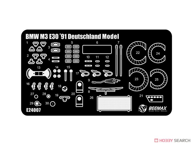 BMW M3 E30 `91 ドイツ仕様用ディテールアップパーツ (アクセサリー) 商品画像2