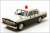 ファインモデル トヨペット・クラウン1965年式 パトカー (白/黒) (ミニカー) 商品画像1