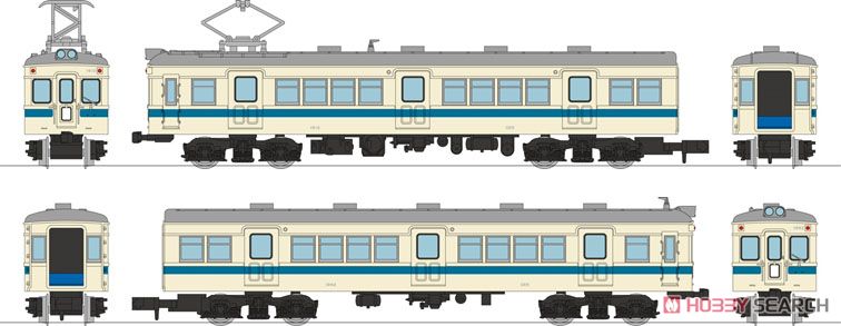 鉄道コレクション 小田急電鉄 1900形 (後期型) (2両セット) (鉄道模型) その他の画像1