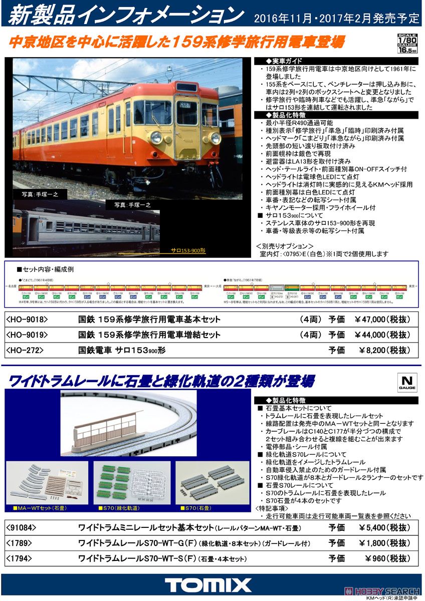 Fine Track ワイドトラムレール(路面線路) S70-WT-G (F) (緑化軌道) (ガードレール付) (8本セット) (鉄道模型) 解説1