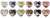 文豪ストレイドッグス トレーディングハート型缶バッジ 12個セット (キャラクターグッズ) 商品画像1