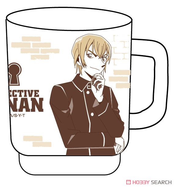 Detective Conan Stacking Mug Cup Toru Amuro (Anime Toy) Item picture1