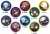 Stand Can Badge Gin Tama Stained Glass Style Series (Set of 10) (Anime Toy) Item picture1