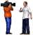 TVレポーター＆TVカメラマンセット (FIG180145/180146 2体セット) (ミニカー) 商品画像1