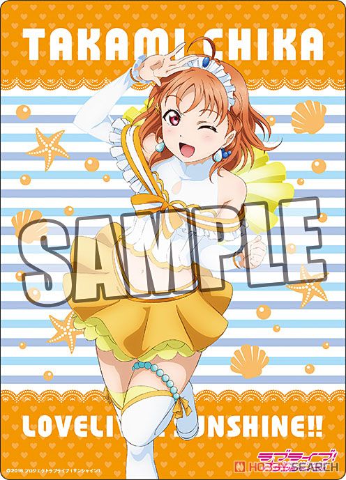 [Love Live! Sunshine!!] B5 Clear Sheet Part.2 [Chika Takami] (Anime Toy) Item picture1