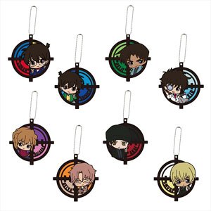 Detective Conan Stained Glass Mascot (Set of 8) (Anime Toy)