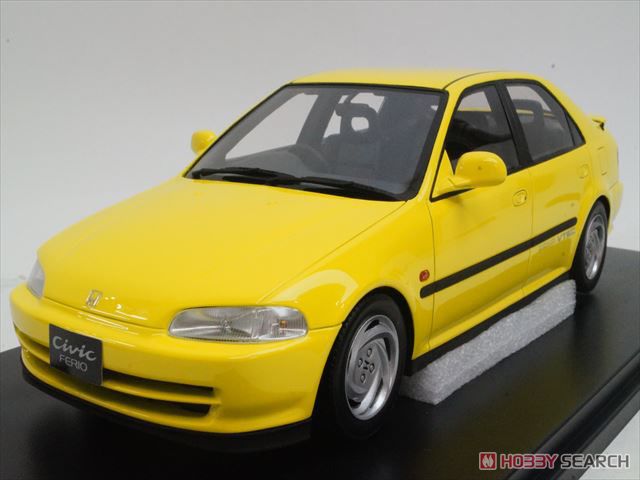 Honda Civic EG9 Yellow (ミニカー) 商品画像1