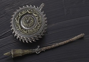 Bloodborne/ Hunter`s Arsenal : `Hunter Whirligig Saw` 1/6 Scale Weapon (Completed)