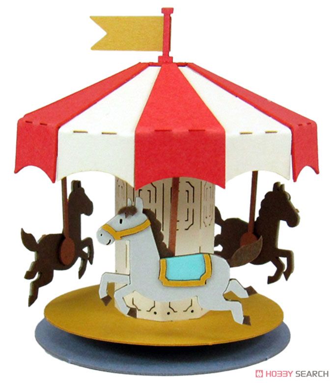[Miniatuart] Miniatuart Petit Merry-go-round (Unassembled Kit) (Model Train) Item picture2