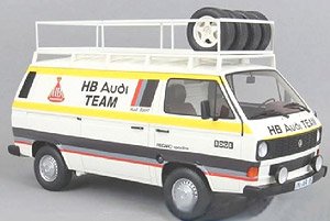 VW T3 ボックスワゴン HB アウディ チーム 1980 (ミニカー)