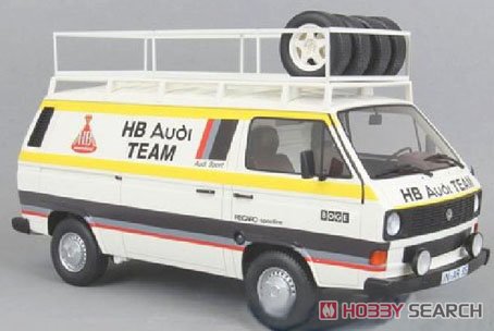 VW T3 ボックスワゴン HB アウディ チーム 1980 (ミニカー) 商品画像1