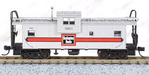 キューポラカブース BR #13611 (銀/赤/黒) ★外国形モデル (鉄道模型)