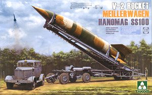 WWII ドイツ V2ロケット+ロケット運搬/発射台兼用車 「メイラーワーゲン」 + ハノマーグ SS100トラクター (プラモデル)