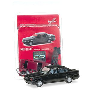 (HO) ミニキット BMW 5 ブラック (MINIKIT BMW 5er LIMOUSINE) (鉄道模型)