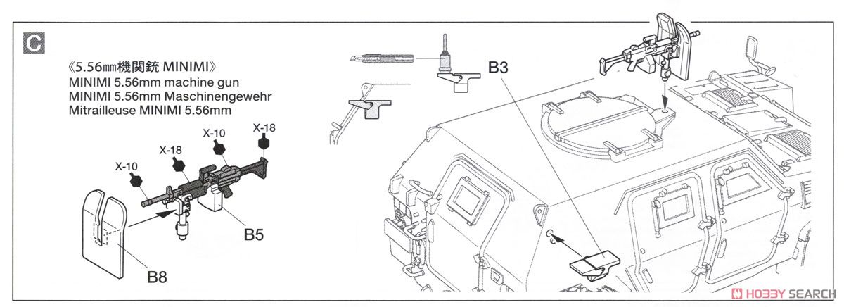 陸上自衛隊 軽装甲機動車 (プラモデル) 設計図7