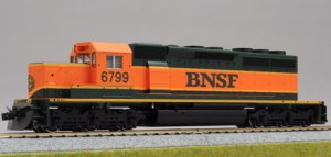 (HO) EMD SD40-2 スヌートノーズ BNSF #6799 ★外国形モデル (鉄道模型)
