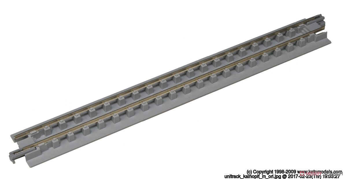 UNITRACK 開放ピット線路 186mm ＜ S186P ＞ (4本入) (鉄道模型) 商品画像2