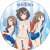 High School Fleet Big Can Badge Mikan & Homare & Akane (Anime Toy) Item picture1