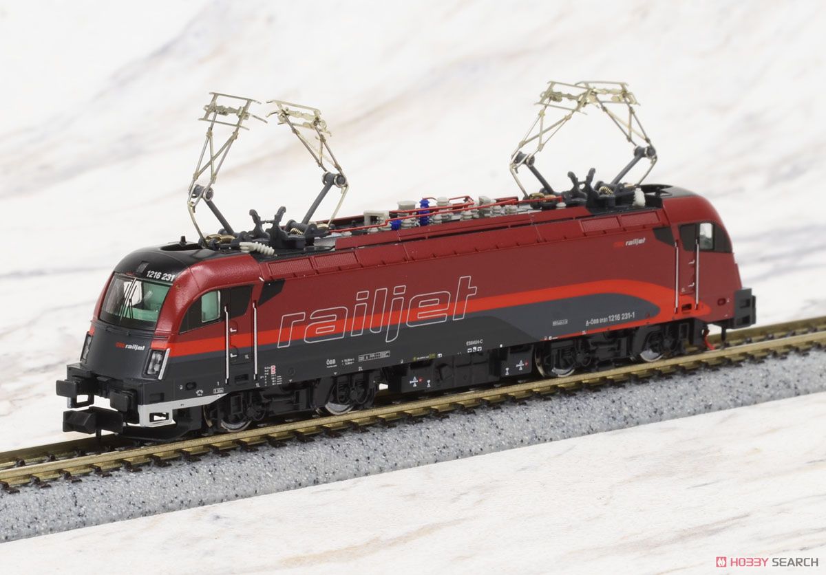 OBB BR 1216 Railjet (オーストリア連邦鉄道 BR1216 タウルス レールジェット塗装) ★外国形モデル (鉄道模型) 商品画像2