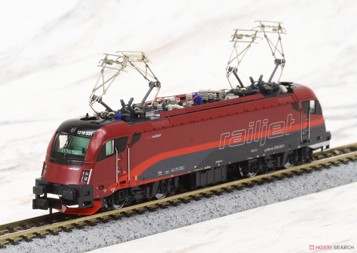 OBB BR 1216 Railjet (オーストリア連邦鉄道 BR1216 タウルス レールジェット塗装) ★外国形モデル (鉄道模型) 商品画像3