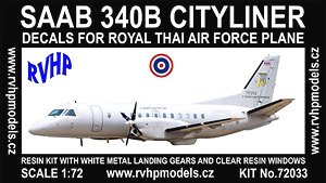 SAAB 3440B [Thailand Air Force]  (1 Type Decal) (Plastic model)