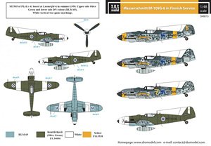 Messerschmitt Bf109G-6 [Finnish Air Force] (Decal)