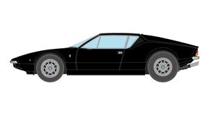 De Tomaso Pantera L ブラック (ミニカー)