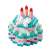 Nanoblock Birthday Cake (Block Toy) Item picture1